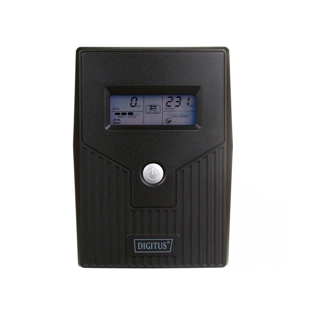 Neprekidno napajanje DIGITUS Line-Interactive DN-170110, 800VA/480W, LCD, AVR-0