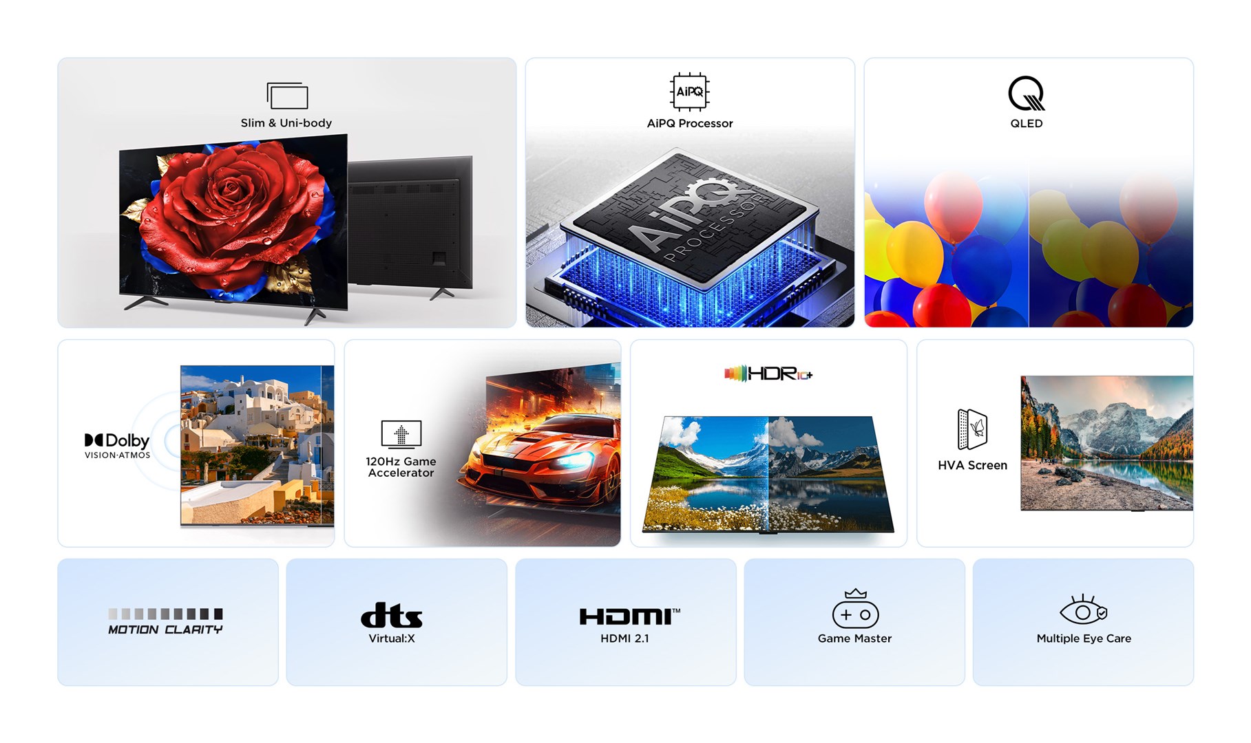 TCL P79K 55P79K TV 139.7 cm (55") 4K Ultra HD Smart TV Wi-Fi Metallic 430 cd/m²-5
