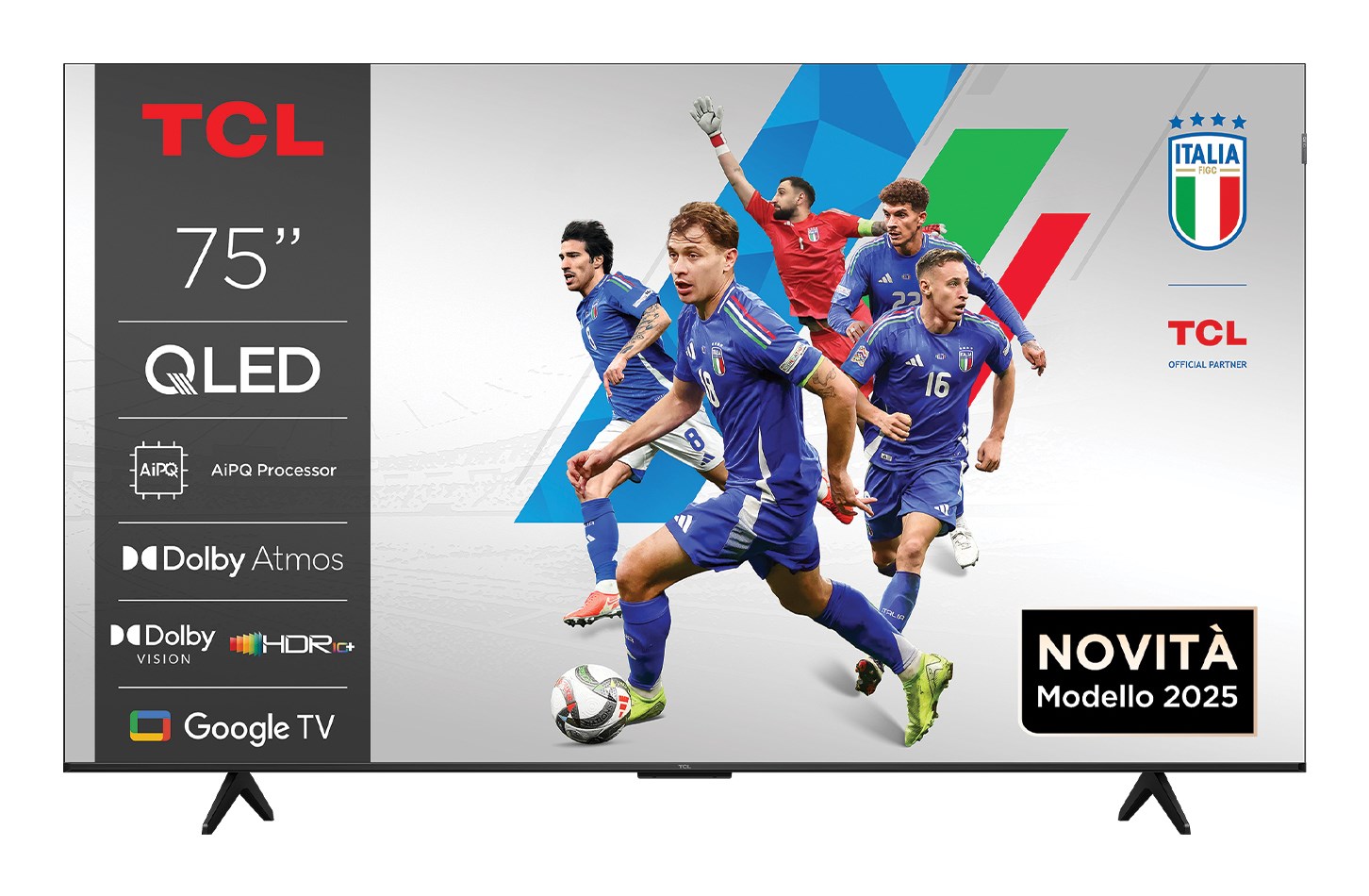 TV TCL QLED 75P79K Google TV (190.5 cm, 4K UHD, HDR10+, Dolby Atmos, Smart TV)-3