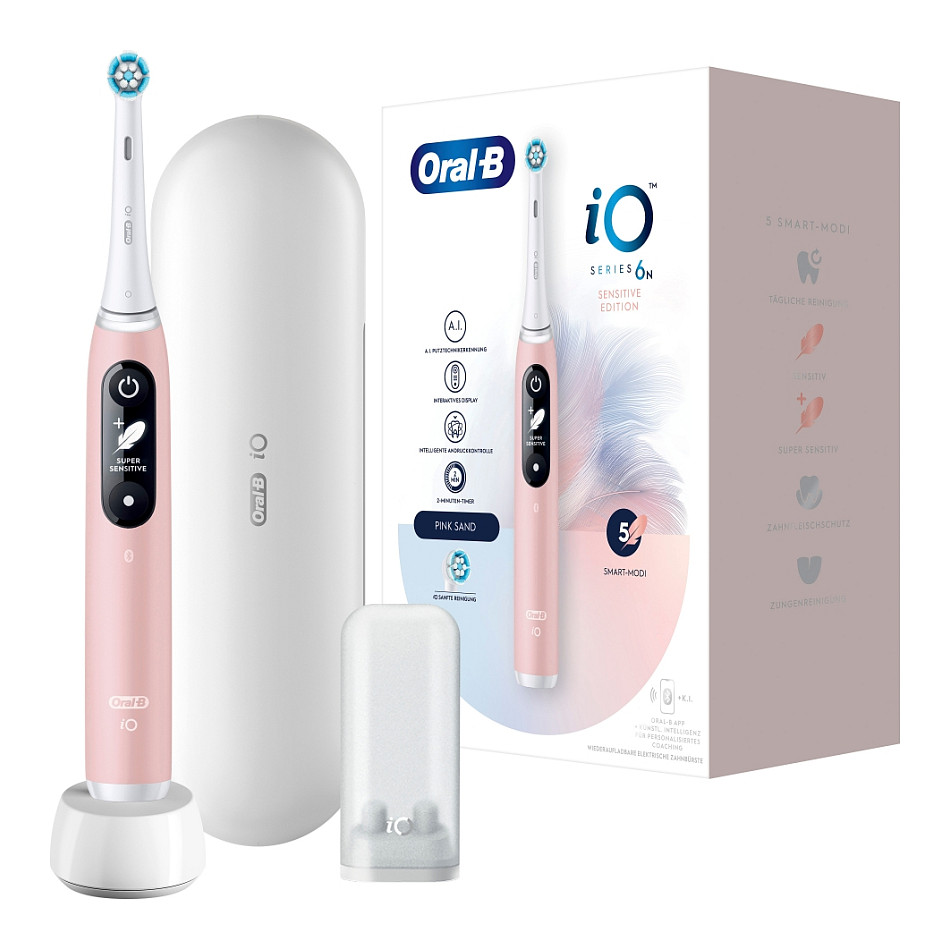 ELEKTRIČNA ČETKICA ORAL-B 445197 (odrasli, vibrirajuća, ružičasta, bijela)-1