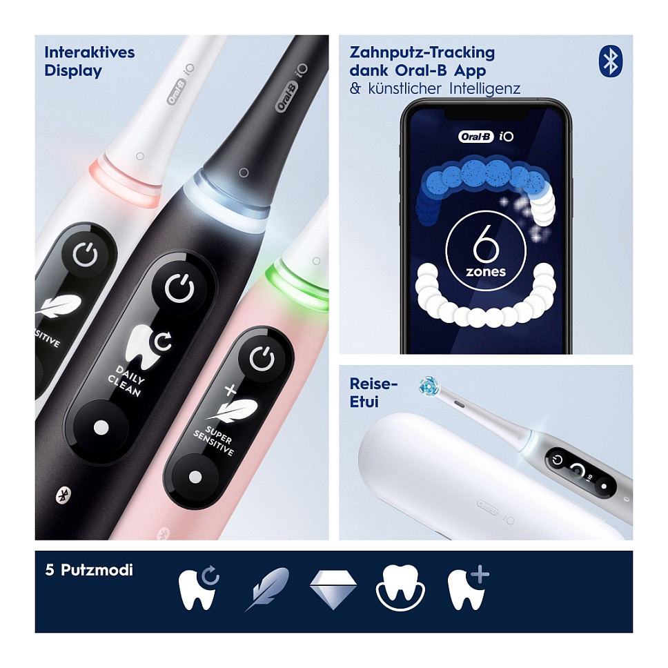 ELEKTRIČNA ČETKICA ORAL-B 445197 (odrasli, vibrirajuća, ružičasta, bijela)-6