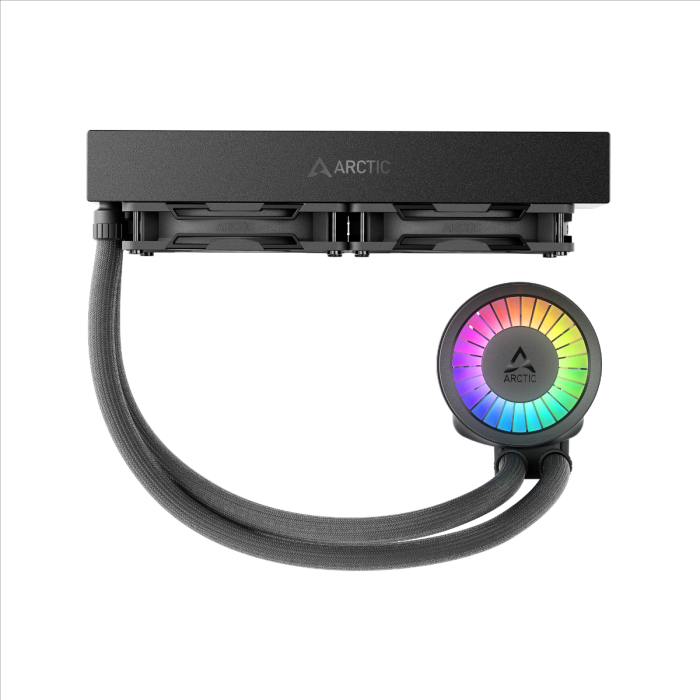 Vodeno hlađenje ARCTIC LIQUID FREEZER III PRO 240mm A-RGB (za INTEL/AMD procesore, 800–2800 vrt/min, 12x A-RGB Gen2 LED diode, 2x P12 Pro A-RGB ventilatora)-2