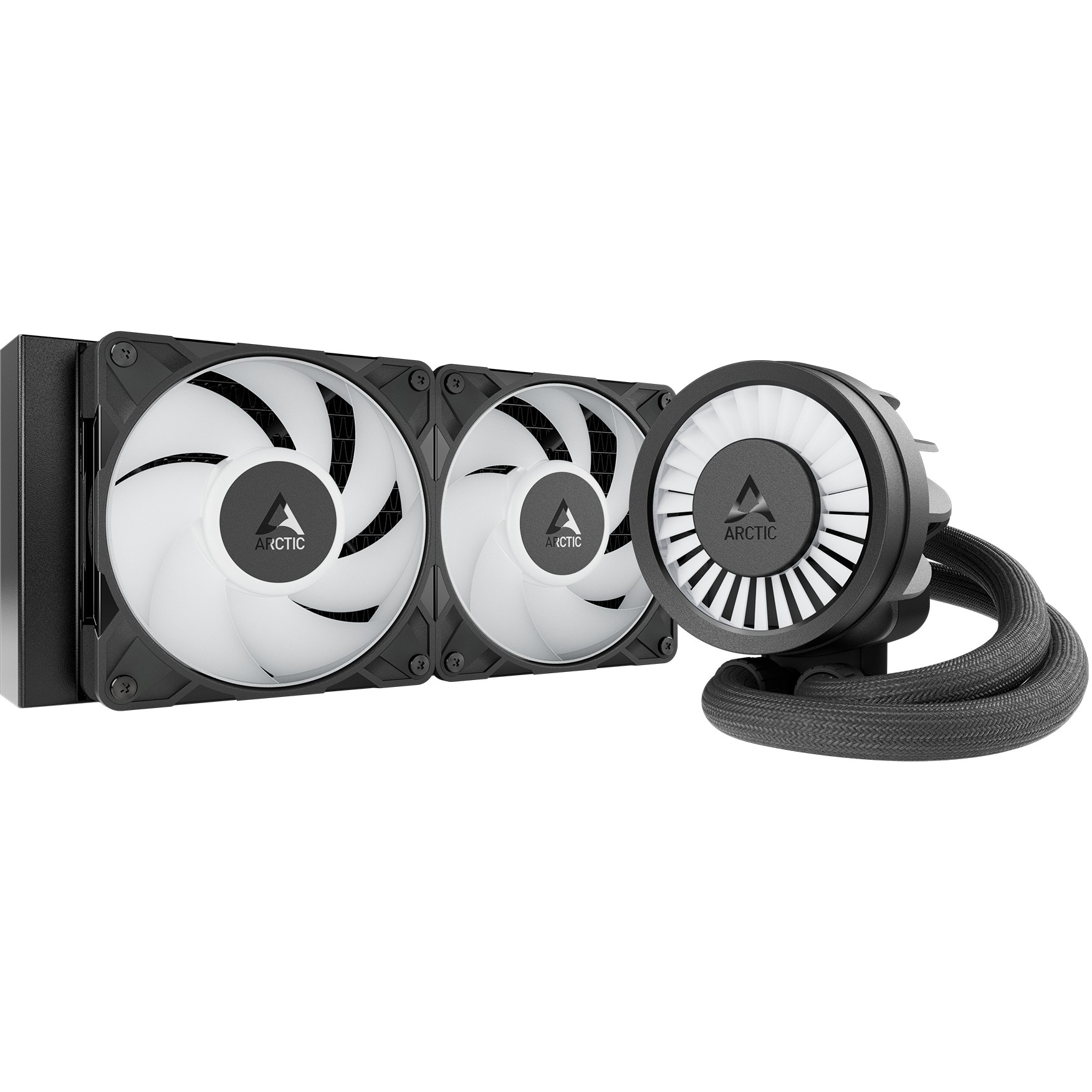 Vodeno hlađenje ARCTIC LIQUID FREEZER III PRO 240mm A-RGB (za INTEL/AMD procesore, 800–2800 vrt/min, 12x A-RGB Gen2 LED diode, 2x P12 Pro A-RGB ventilatora)-6