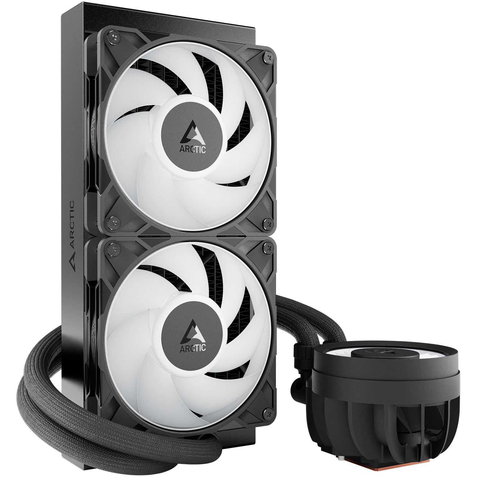 Vodeno hlađenje ARCTIC LIQUID FREEZER III PRO 240mm A-RGB (za INTEL/AMD procesore, 800–2800 vrt/min, 12x A-RGB Gen2 LED diode, 2x P12 Pro A-RGB ventilatora)-7