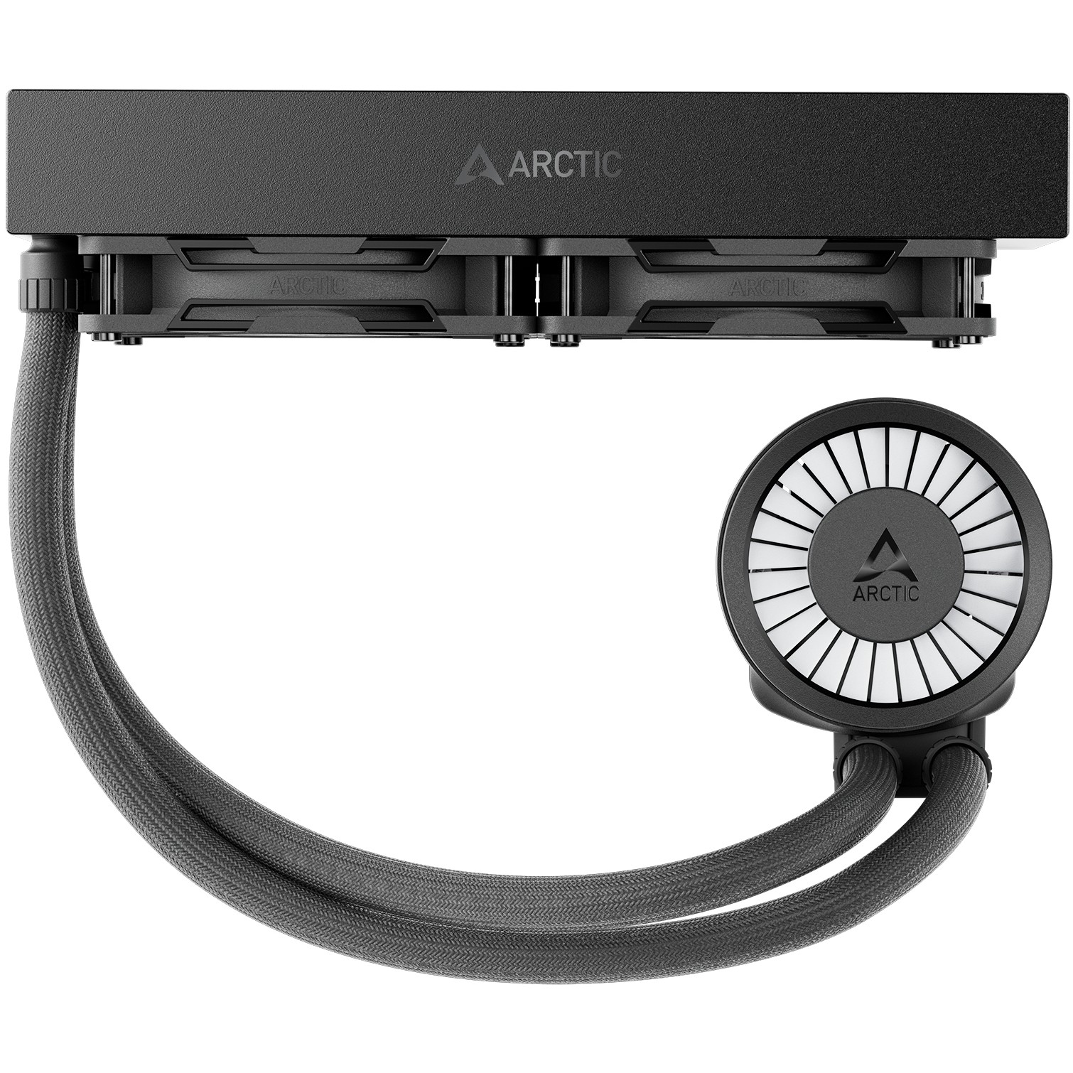 Vodeno hlađenje ARCTIC LIQUID FREEZER III PRO 240mm A-RGB (za INTEL/AMD procesore, 800–2800 vrt/min, 12x A-RGB Gen2 LED diode, 2x P12 Pro A-RGB ventilatora)-8