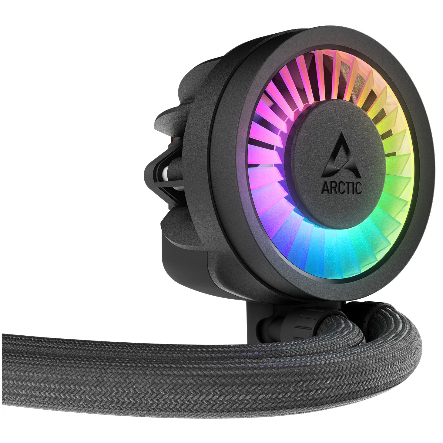 Vodeno hlađenje ARCTIC LIQUID FREEZER III PRO 240mm A-RGB (za INTEL/AMD procesore, 800–2800 vrt/min, 12x A-RGB Gen2 LED diode, 2x P12 Pro A-RGB ventilatora)-14