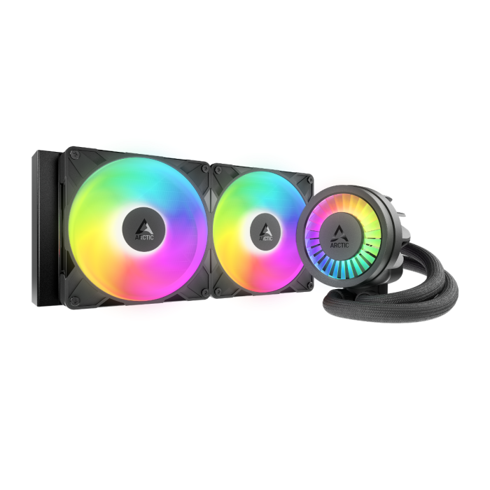 ARCTIC LIQUID FREEZER III PRO 280mm A-RGB vodno hlađenje za INTEL/AMD procesore (bakrena ploča, mikro rezkana rebra, 2x P14 Pro A-RGB ventilator, 400–2500 vrt/min)-0