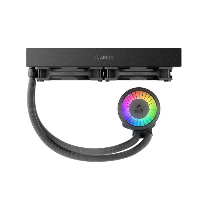 ARCTIC LIQUID FREEZER III PRO 280mm A-RGB vodno hlađenje za INTEL/AMD procesore (bakrena ploča, mikro rezkana rebra, 2x P14 Pro A-RGB ventilator, 400–2500 vrt/min)-2