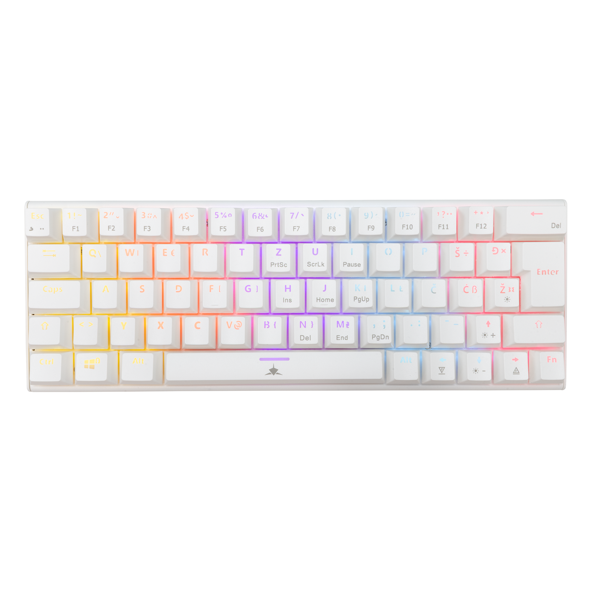 Tipkovnica WHITE SHARK GK-002212V2 WAKIZASHI-2 (bijela, crvena)-8