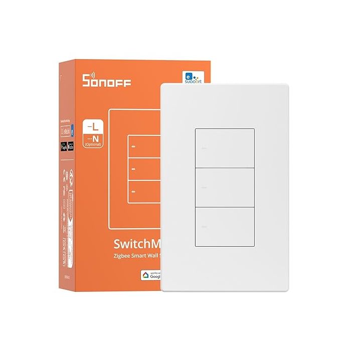 SONOFF pametno stensko stikalo ZBM5-3C-120W-0