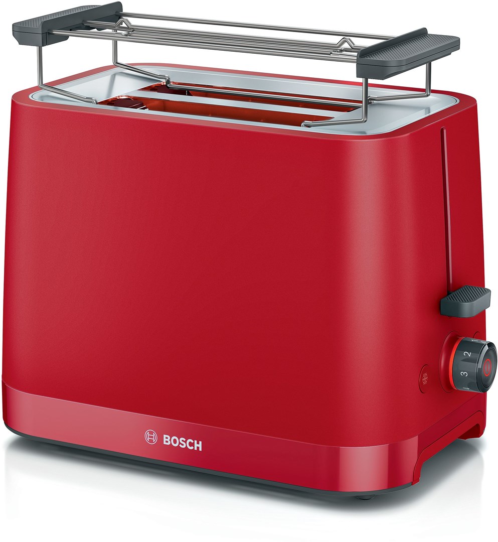 Bosch TAT3M124 toaster 2 slice(s) 950 W Red-0