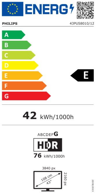 TV PHILIPS LED Ambilight 43PUS8010/12 Titan OS (109 cm, 4K Ultra HD, HDR10+, HLG, Smart TV)-3