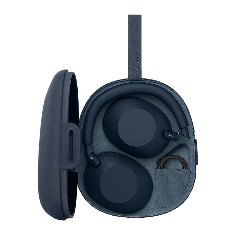 Slušalice SONY WH-1000XM6 Wired & bežični (Bluetooth, USB Type-C, plava boja)-3