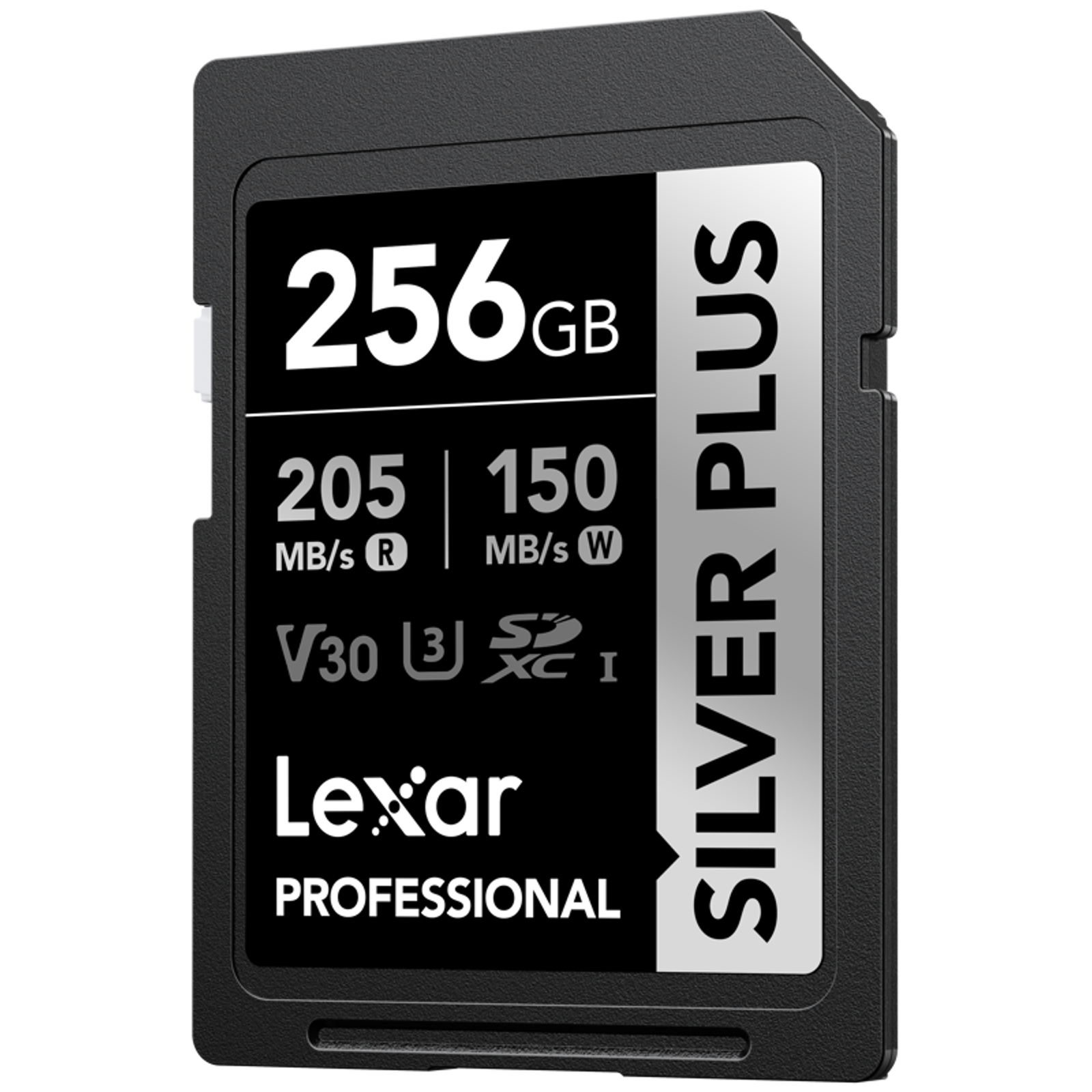 Memorijska kartica LEXAR 256GB Professional SILVER PLUS SDXC™ UHS-I cards,  up to 205MB/s read 150MB/s write C10 V30 U3-1