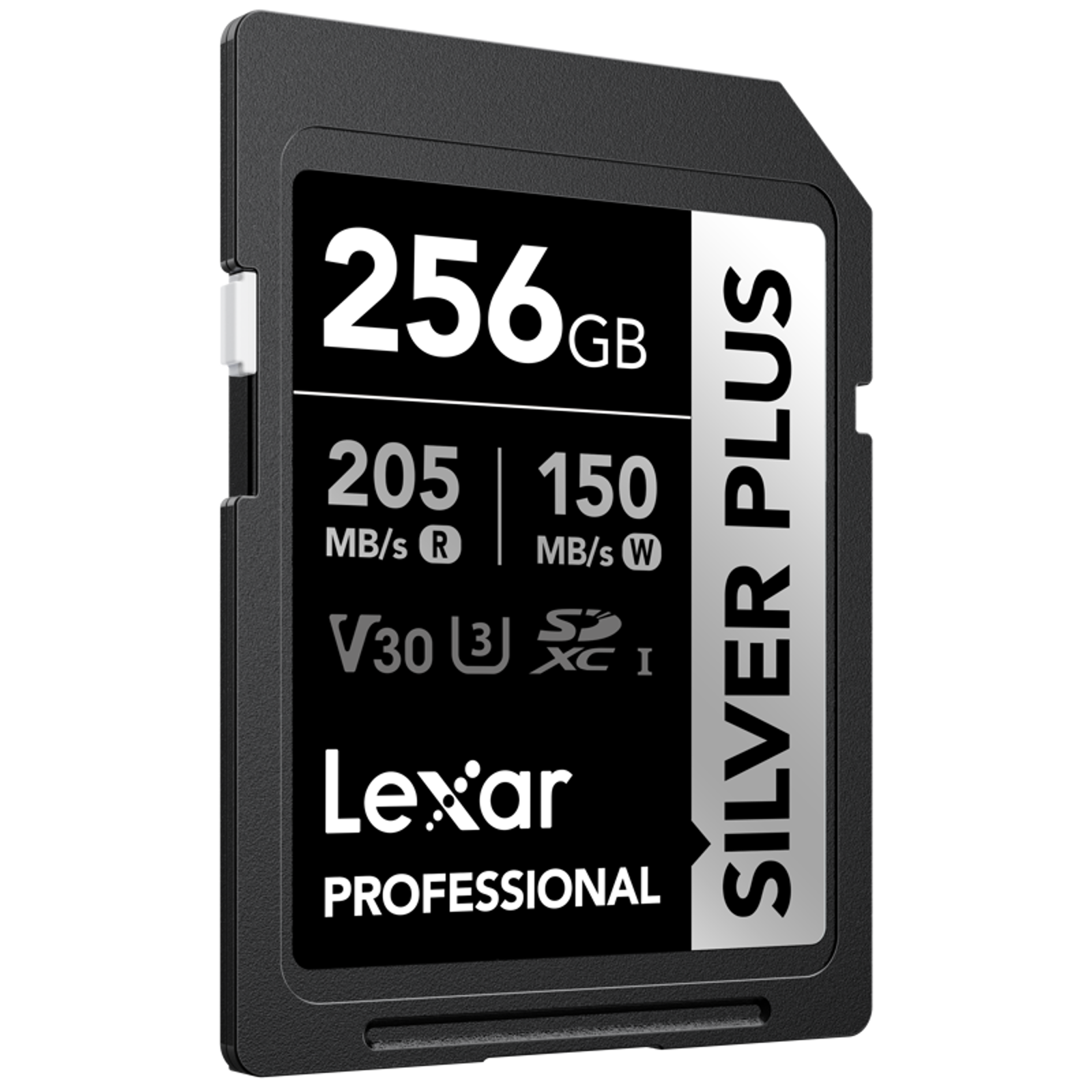 Memorijska kartica LEXAR 256GB Professional SILVER PLUS SDXC™ UHS-I cards,  up to 205MB/s read 150MB/s write C10 V30 U3-0
