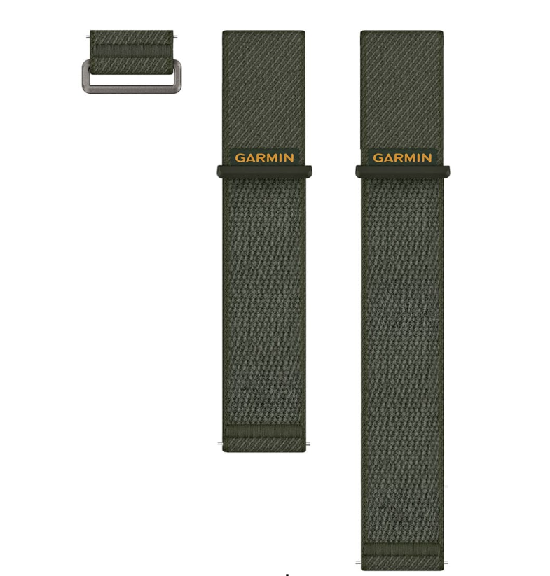 Zamjenski remen GARMIN  Quick Release 24mm, Moss Comfortfit Nylon, 010-13907-03