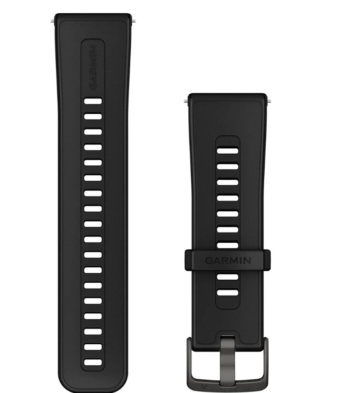 Zamjenski remen GARMIN Quick Release 24mm, Black silicone, 010-13907-00