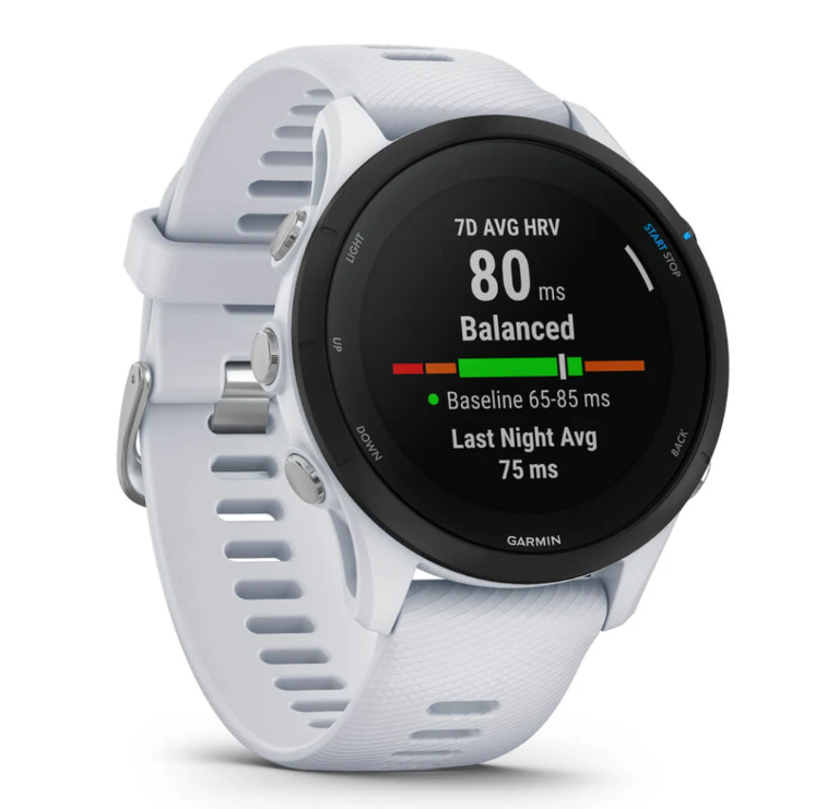 Pametni sat GARMIN Forerunner 255 Music Whitestone, 010-02641-31-3