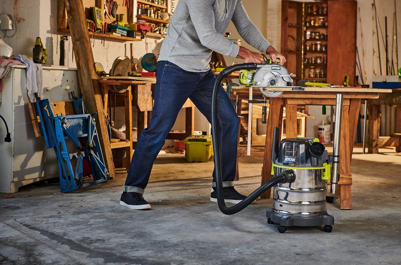 RYOBI R18WDV-0 ONE+ Akumulatorski usisavač za mokro i suho usisavanje (18V, 18L, bez baterije)-3