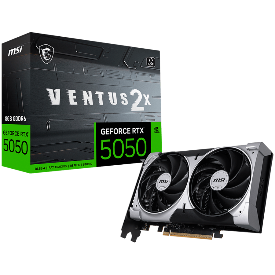 Grafička kartica MSI GEFORCE RTX 5050 8G VENTUS 2X OC NVIDIA 8 GB GDDR6-4