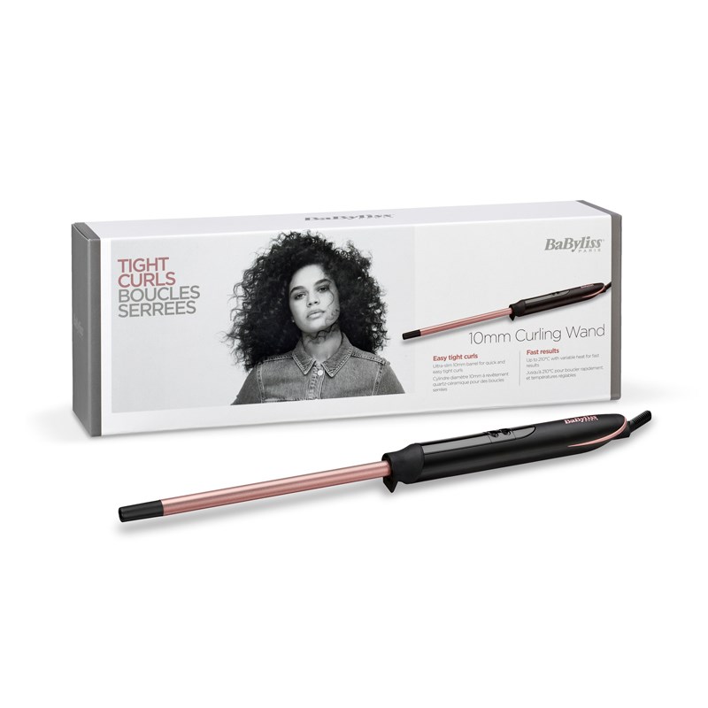 BaByliss C449E  Tight Curls Curling wand Warm Black, Copper 2.5 m-1