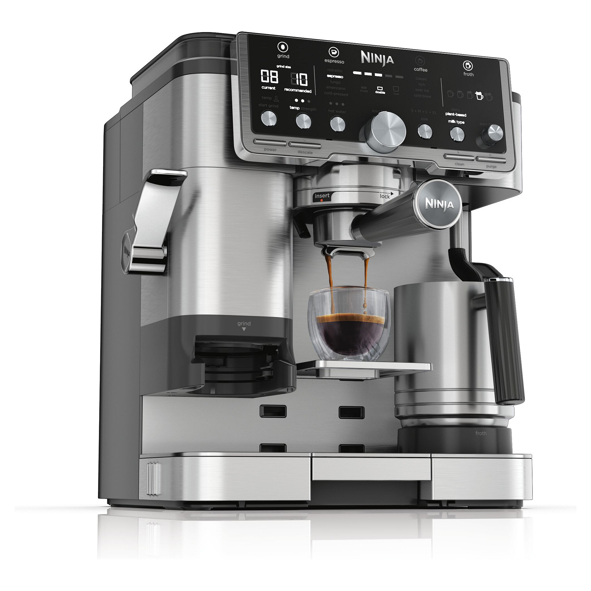 Aparat za kavu NINJA ES701EU poluautomatski Espresso stroj 2 L-7