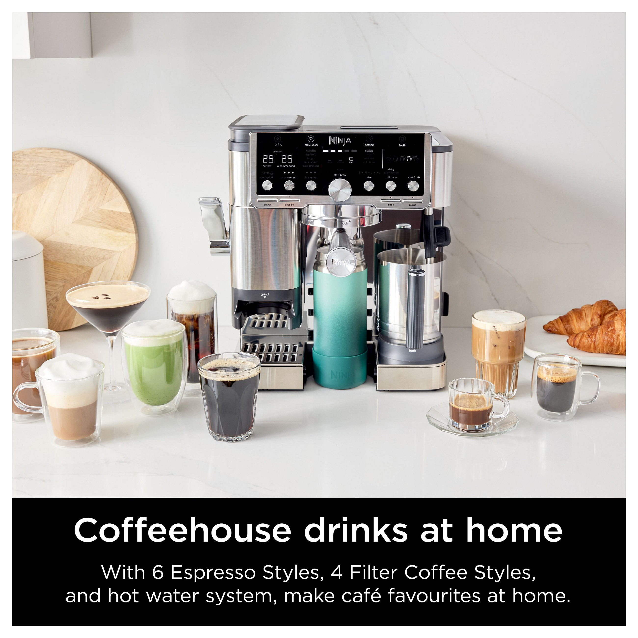 Aparat za kavu NINJA ES701EU poluautomatski Espresso stroj 2 L-16
