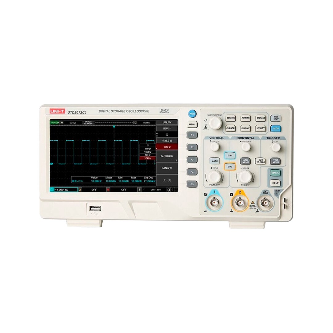 Digitalni osciloskop UNI-T UTD2072CL (70 MHz, 2 kanala)