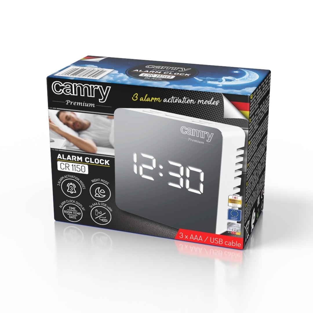 Budilica CR 1150W CAMRY-7