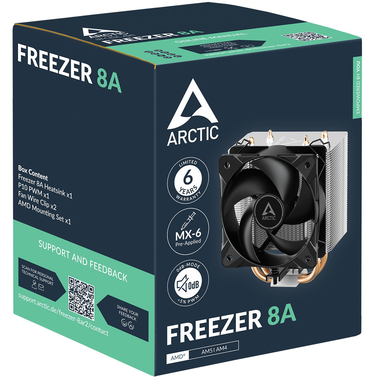 CPU hladnjak ARCTIC Freezer 8A - Compact AMD-6