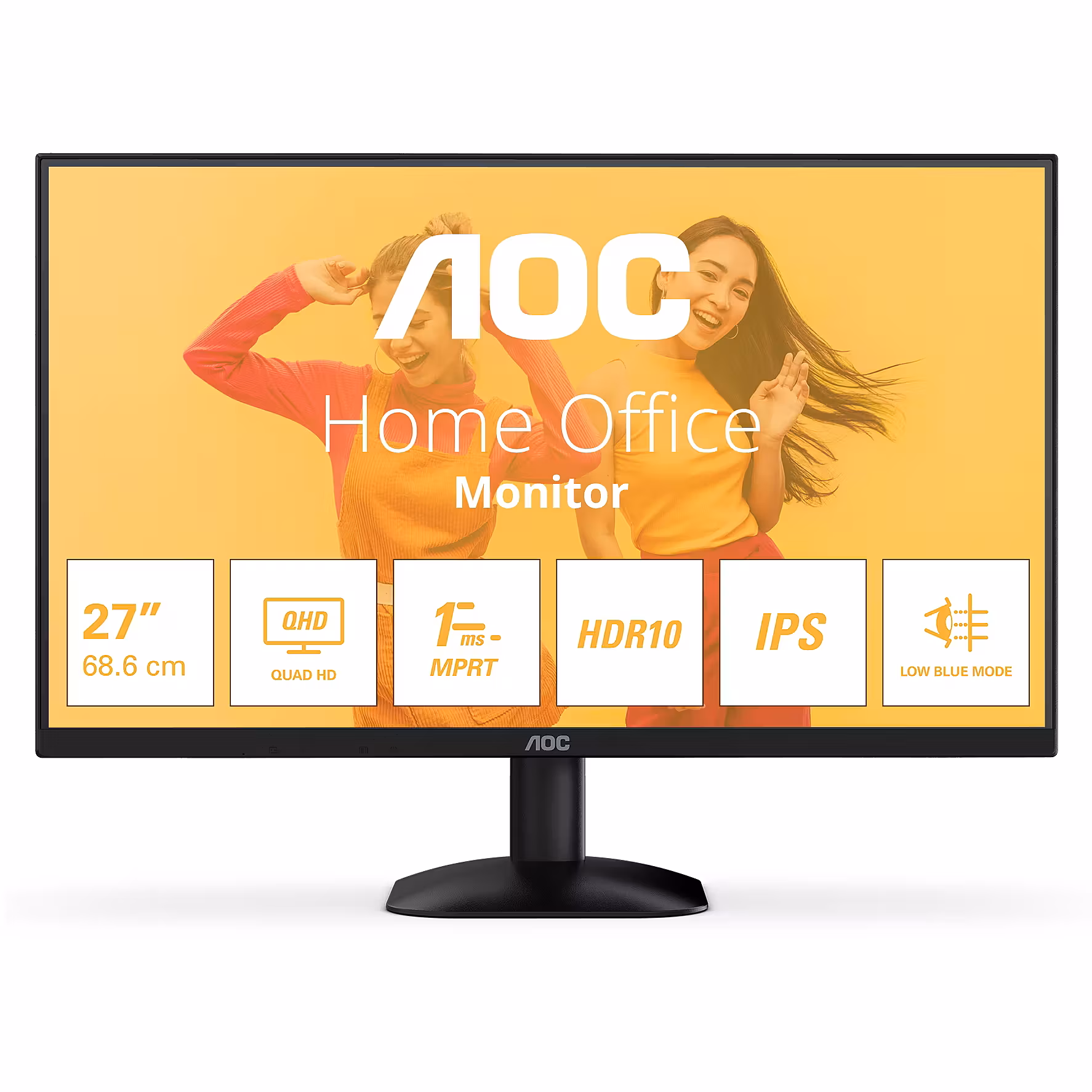 Monitor AOC Q27B35E (27", IPS, QHD, 75Hz, HDR10, Adaptive-Sync, VESA)-9