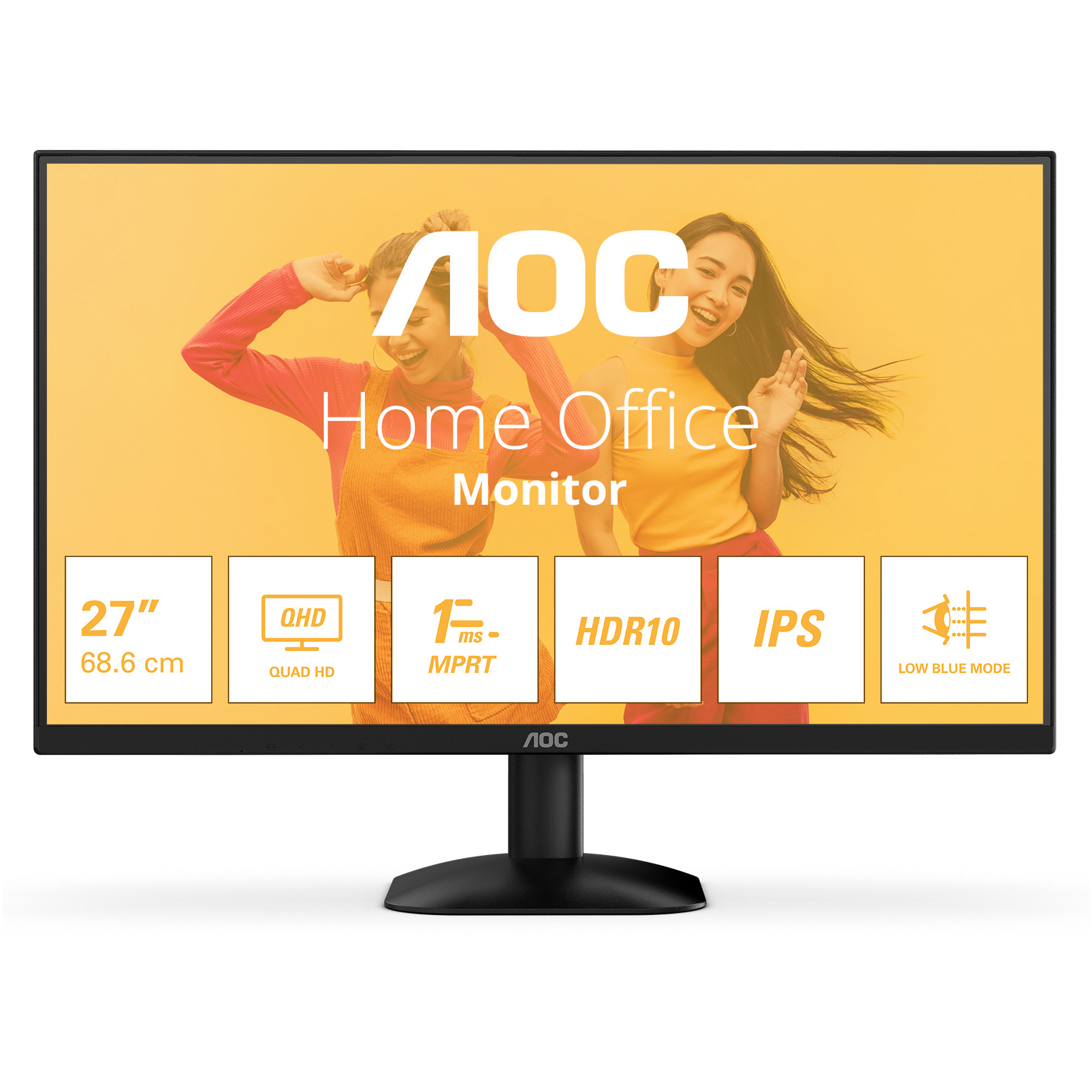Monitor AOC Q27B35E (27", IPS, QHD, 75Hz, HDR10, Adaptive-Sync, VESA)-8
