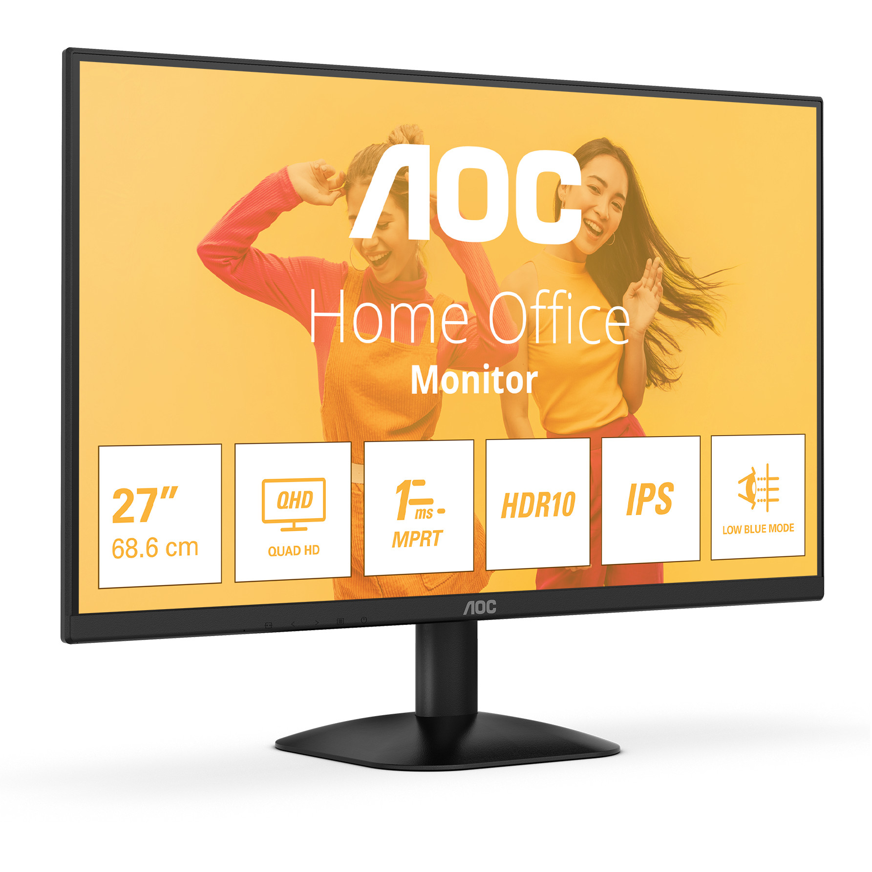 Monitor AOC Q27B35E (27", IPS, QHD, 75Hz, HDR10, Adaptive-Sync, VESA)-10