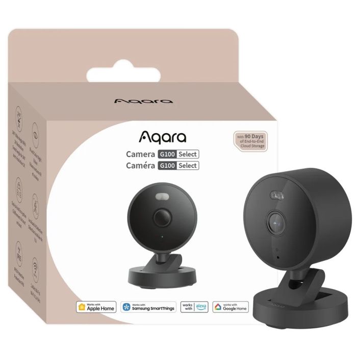 Kamera AQARA G100 (2K rezolucija, AI tehnologija, kompatibilna s Apple Home, Google Home, Alexa, SmartThings, IP65)-0