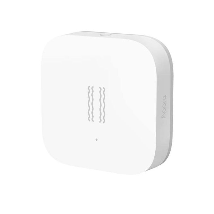 Senzor vibracija AQARA T1 (Zigbee 3.0, prilagodljiva osjetljivost, automatska aktivacija, podrška za Matter, životni vijek baterije do 2 godine)