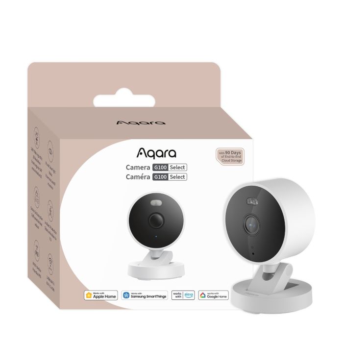 Kamera AQARA G100 Select bela (2K, 140°, AI detekcija, IP65)-0