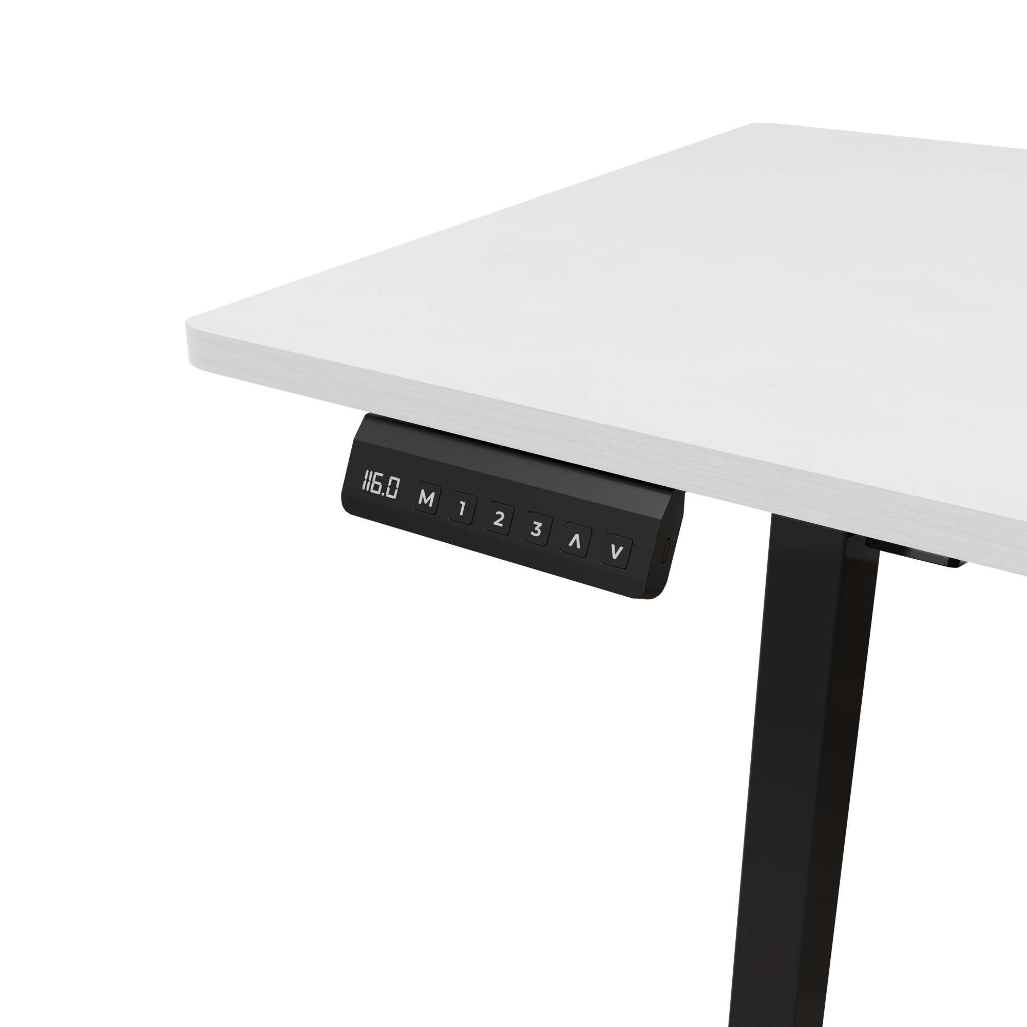 Gaming stol WHITE SHARK LIGHT OBSIDIAN (1 motor, 120x60cm, podesiva visina)-5