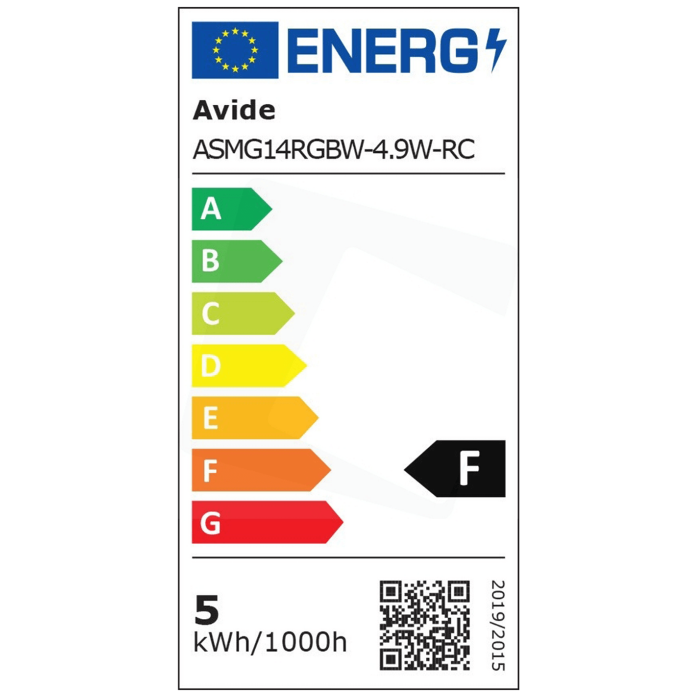 Avide Pametna sijalica, LED 4.9W, E14, RGB+W, 2700K, daljinski - Smart LED Mini Globe 4.9W-2