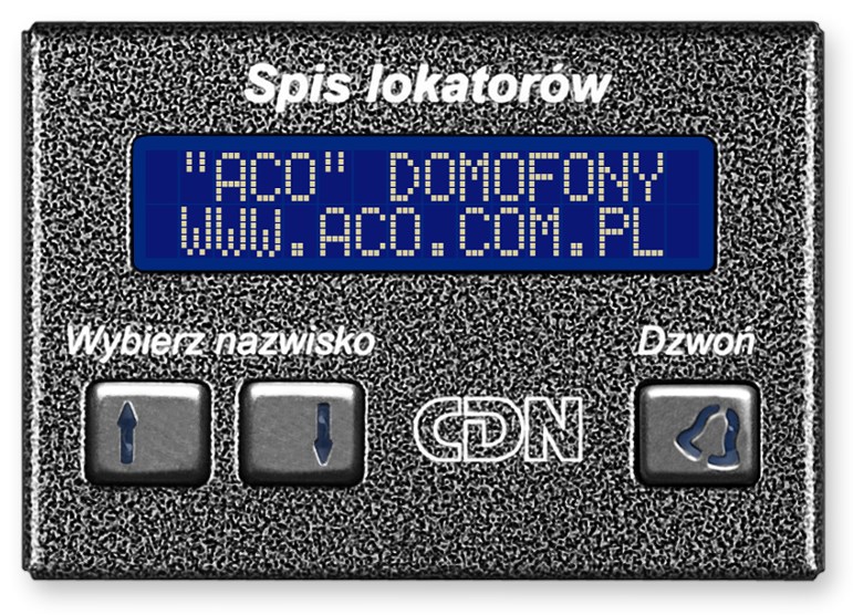 ACO CDN-230E ST Electronic Tenant Register Steel
