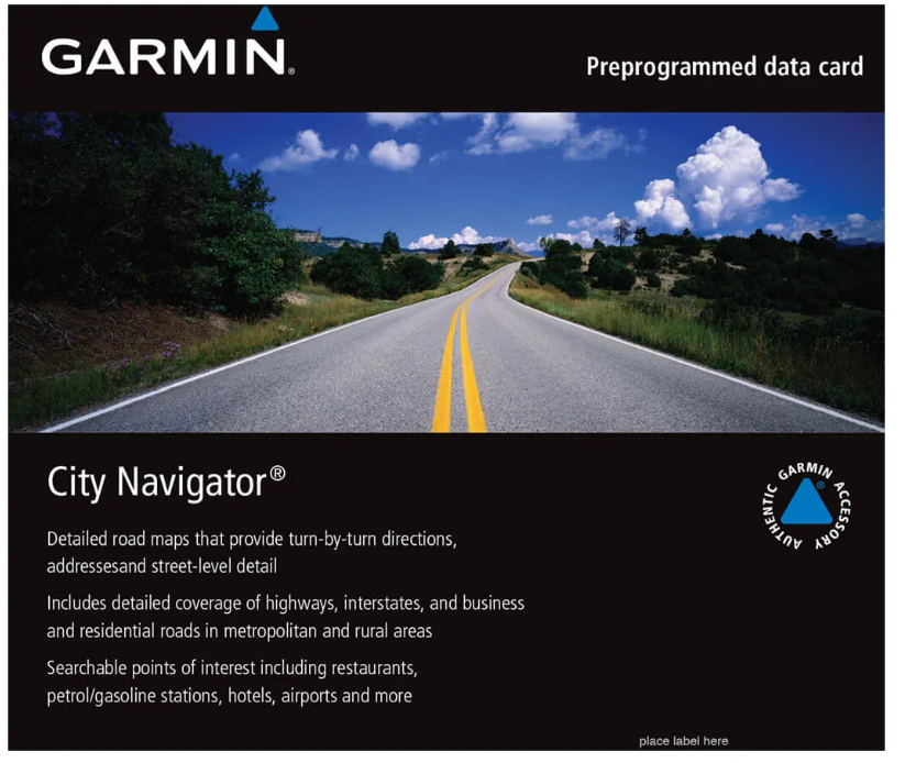 Programirana GARMIN micro SD kartica - City Navigator Sj. Amerika 010-11551-01