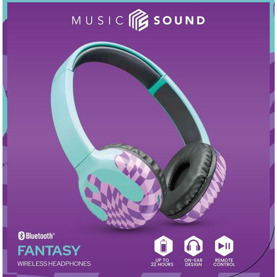 Slušalice CELLULARLINE, MUSIC SOUND, FAN FLUID, Bluetooth, Naglavne-2