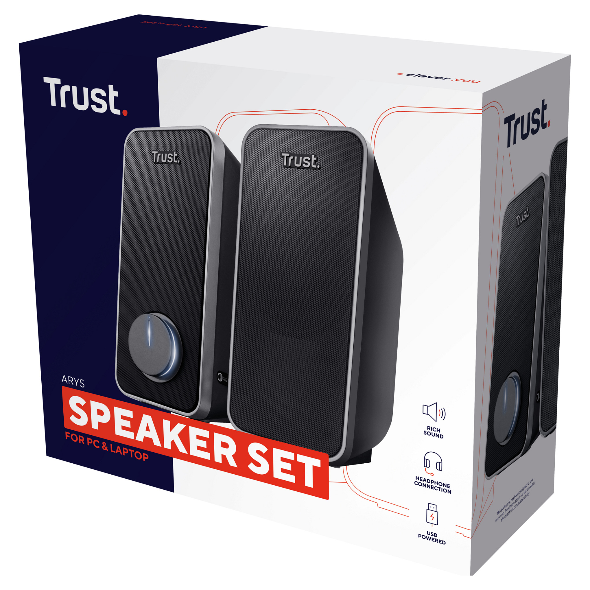 Zvučnici za PC 2.0 TRUST ARYS 28W crni (5 godina jamstva)-7