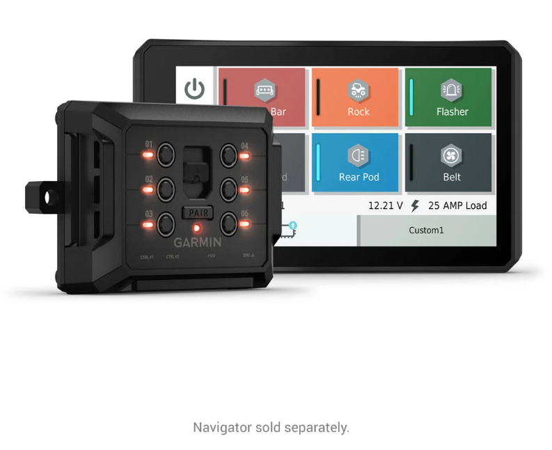 Power Switch box GARMIN (kompatbilno s: Tread, Overlander, Camper 890/1090) 010-02466-00-2