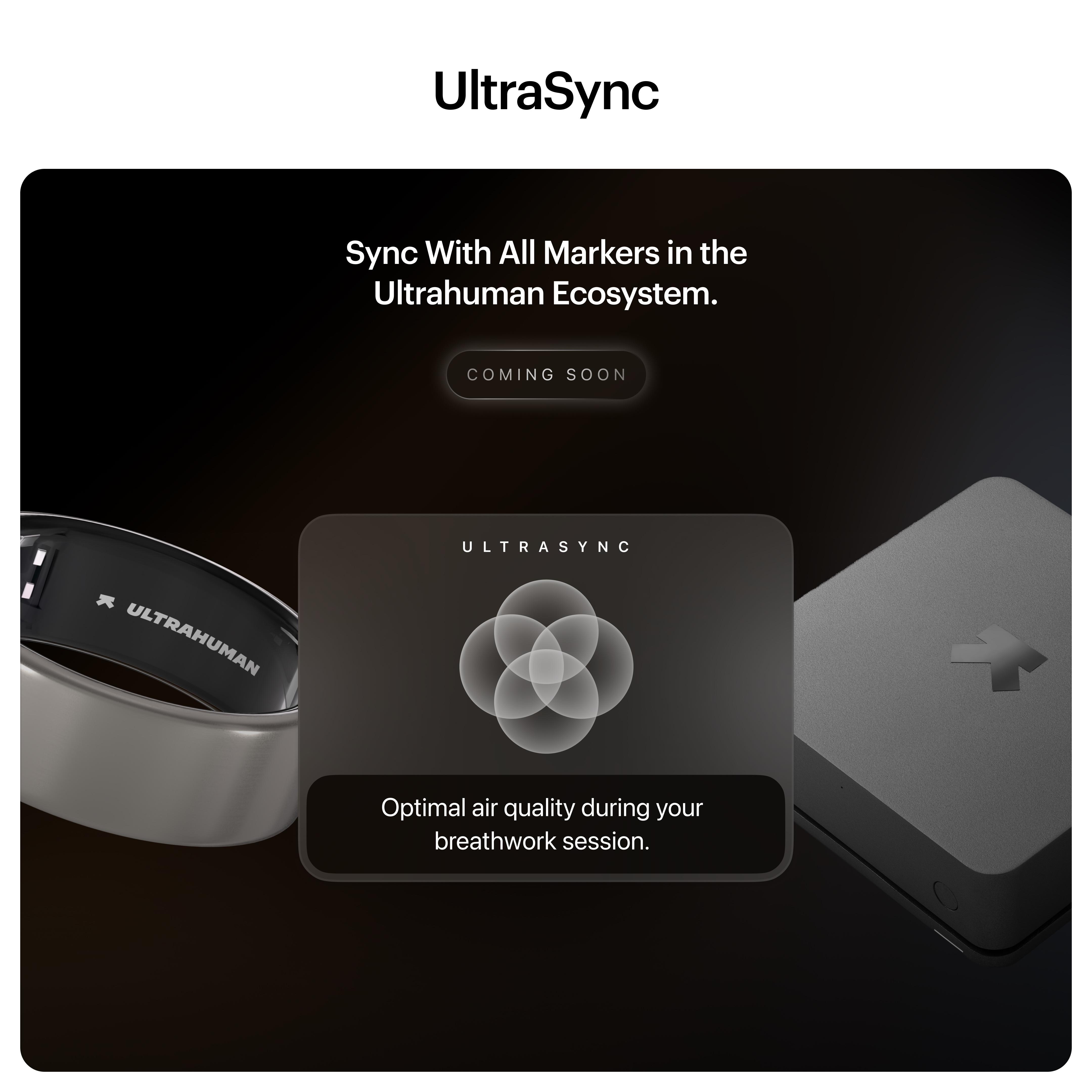 Uređaj za praćenje kvalitete zraka ULTRAHUMAN Home - praćenje buke, izloženost prirodnoj i plavoj svjetlosti, praćenje temperature, vlažnosti-7