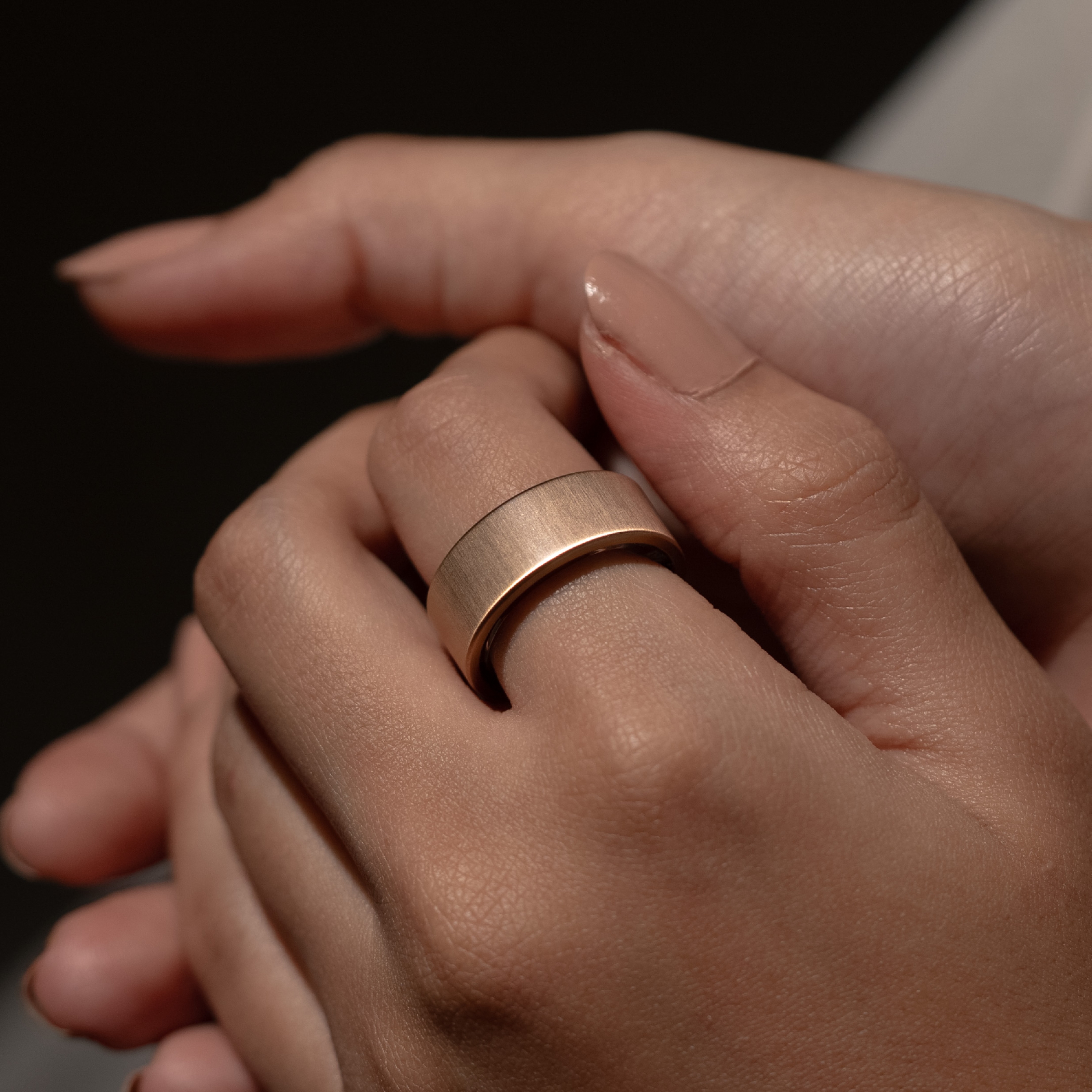 Pametni prsten ULTRAHUMAN Ultrahuman Ring Air - punjač, USB kabel / Veličina 12 - Brushed Rose Gold-7