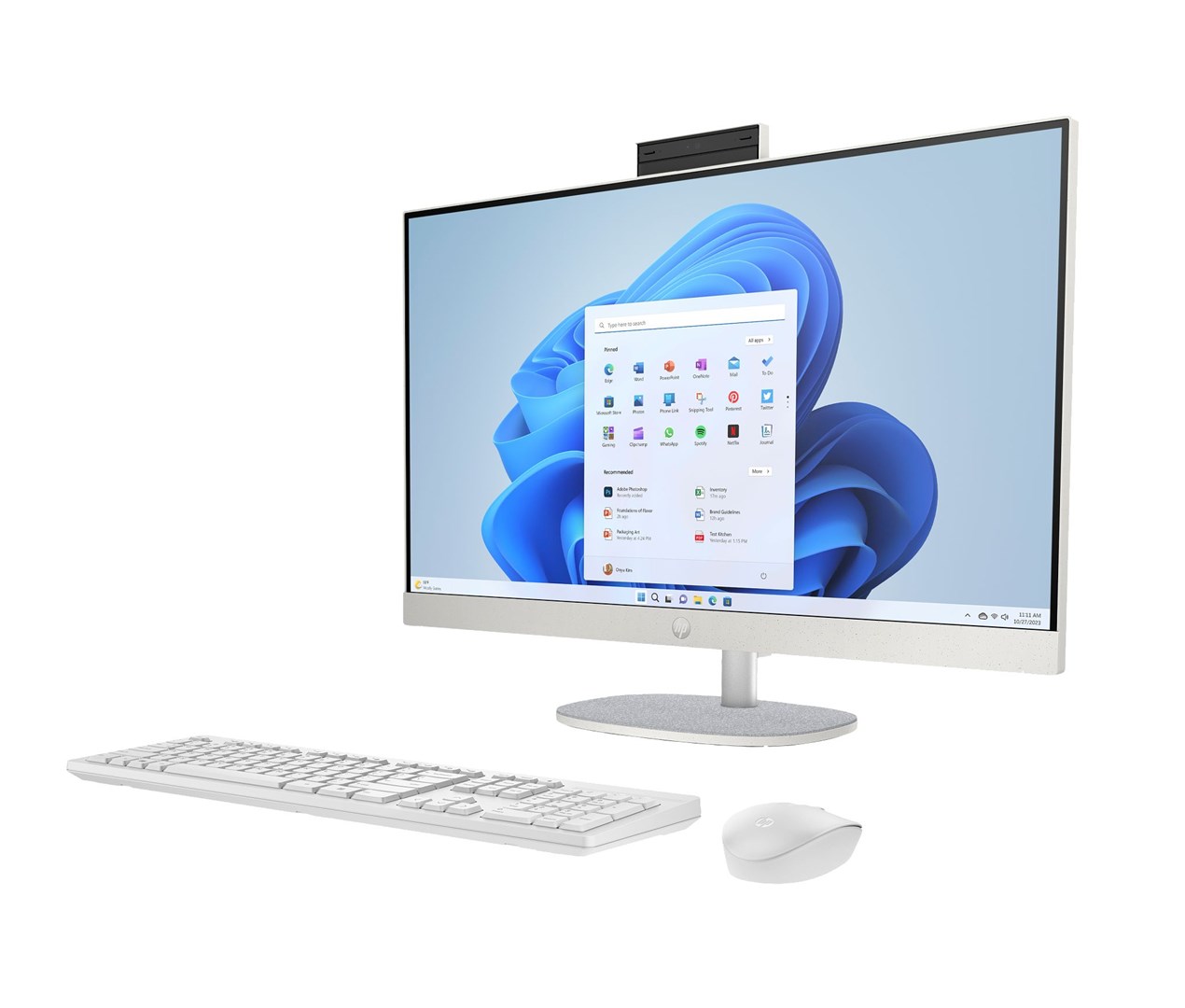 All-in-One računalo HP 27-cr0222nw (27" FHD, Ryzen 7 7730U, 16 GB, 512 GB SSD, Windows 11 Home, non-HR tipkovnica, bijela boja)-17