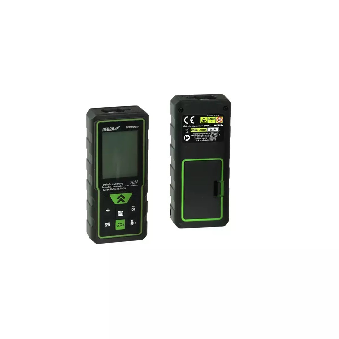 Laserski daljinomjer DEDRA MC0934 (domet 40m, točnost ±2mm)-1