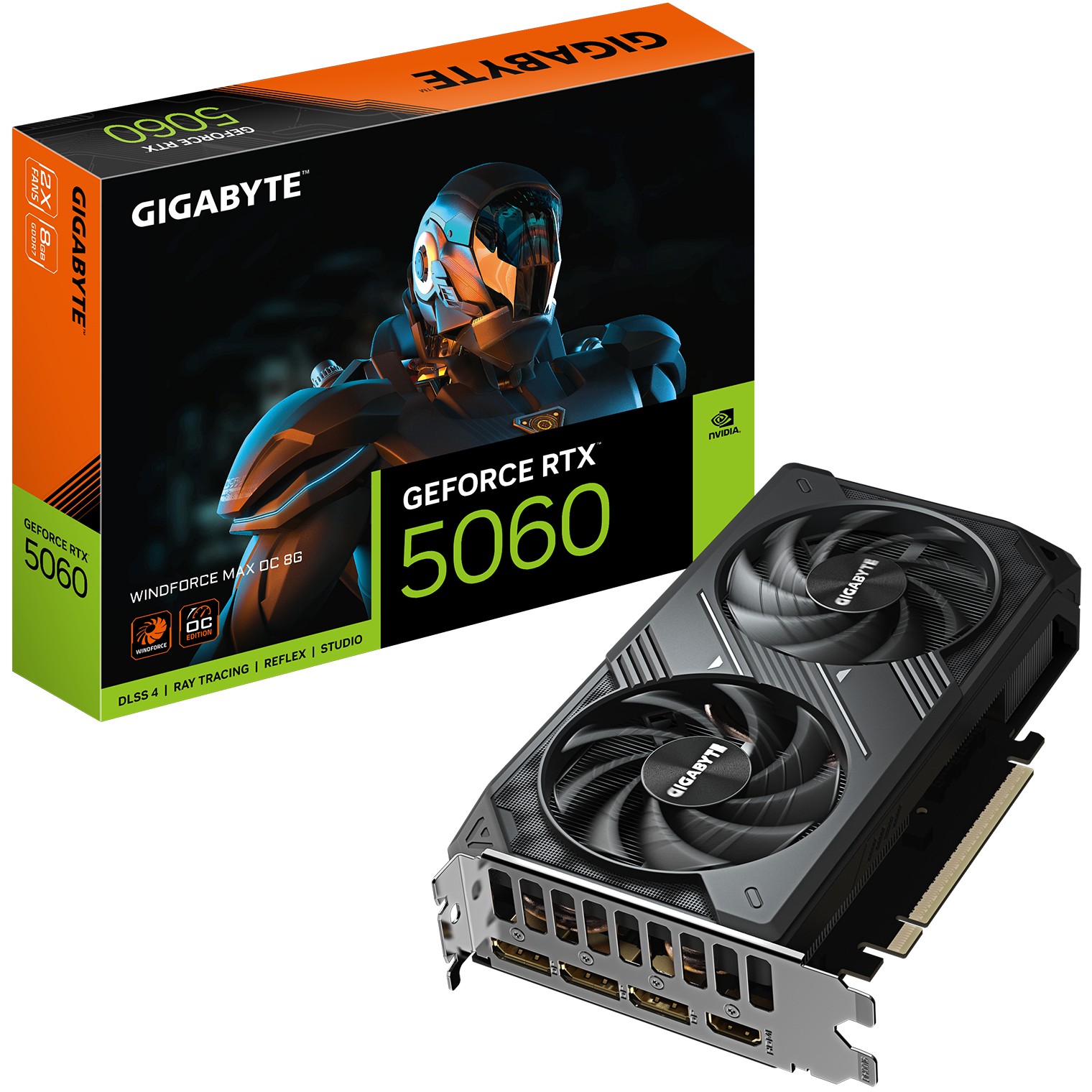 Grafička kartica GIGABYTE GeForce RTX 5060 WINDFORCE MAX OC 8GB-16