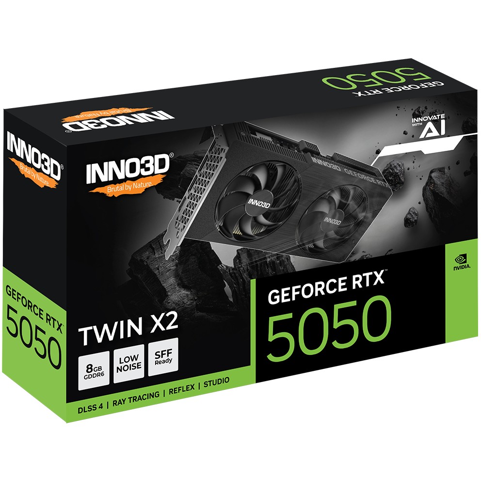 Grafička kartica INNO3D GeForce RTX 5050 TWIN X2 NVIDIA 8 GB GDDR6-1