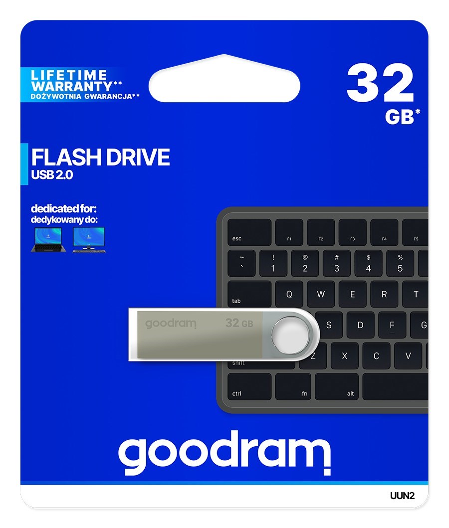 USB flash drive GOODRAM 32GB (USB 2.0, USB Type-A, Crna/Srebrna)-2